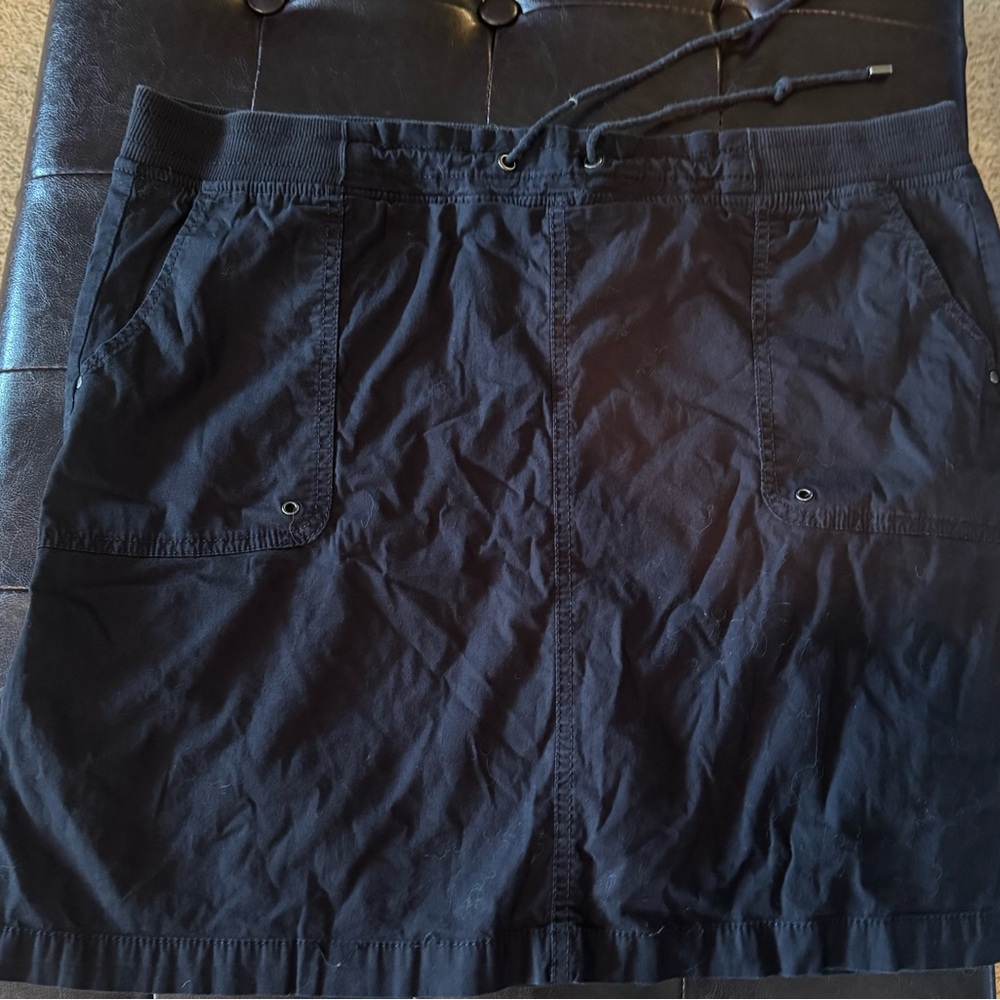 Black Drawstring Skort size 18